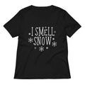 I Smell Snow Women's V-Neck Tee