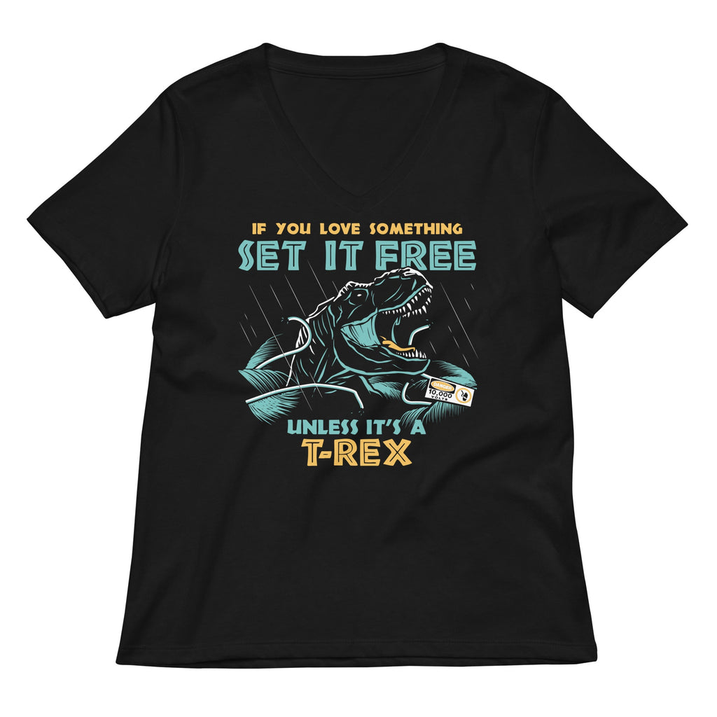 If You Love Something Set It Free Women's V-Neck Tee