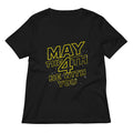 May The 4th Be With You Women's V-Neck Tee