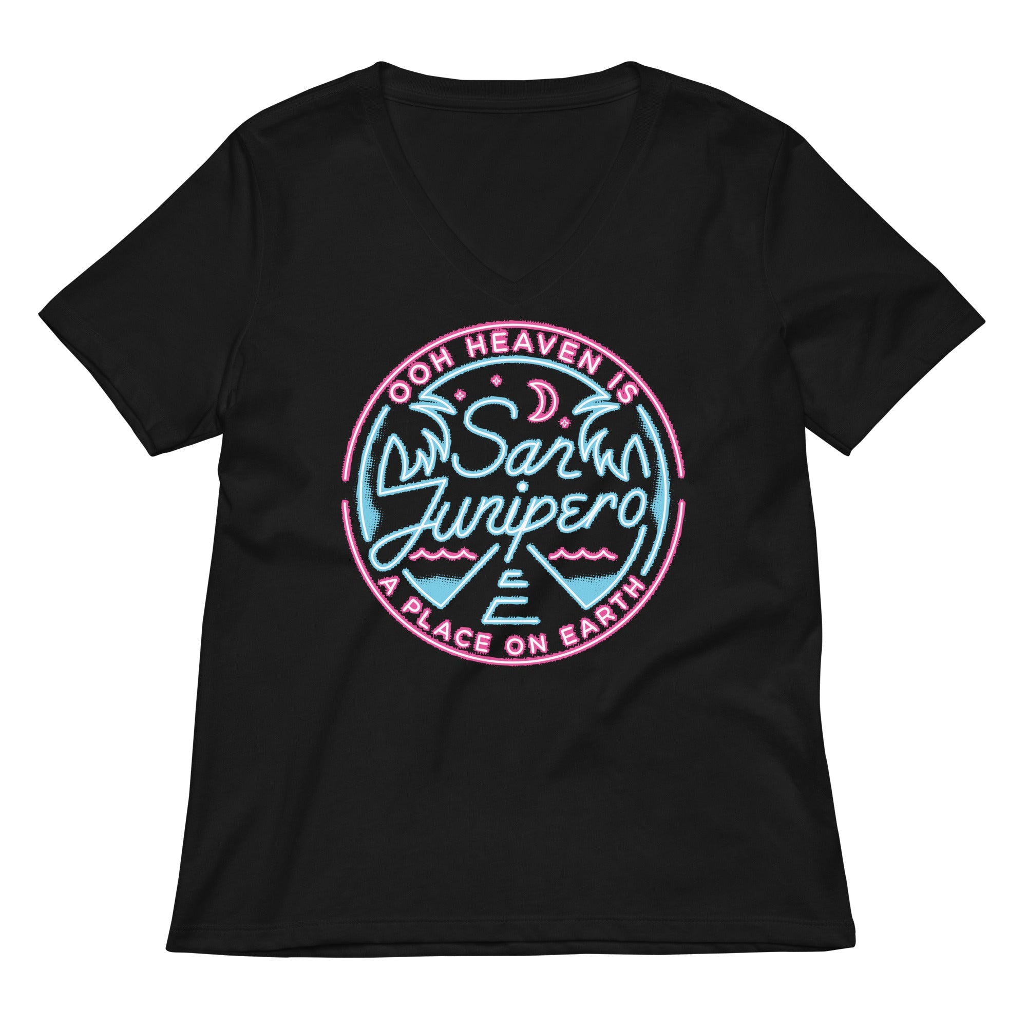 San Junipero Women's V-Neck Tee