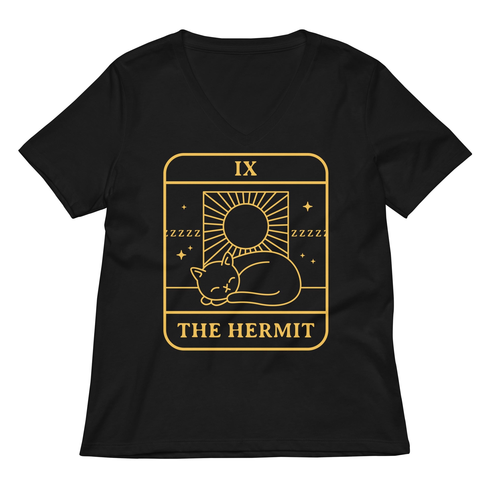 The Hermit Women's V-Neck Tee