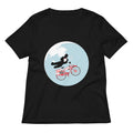 Jump The Moon Women's V-Neck Tee
