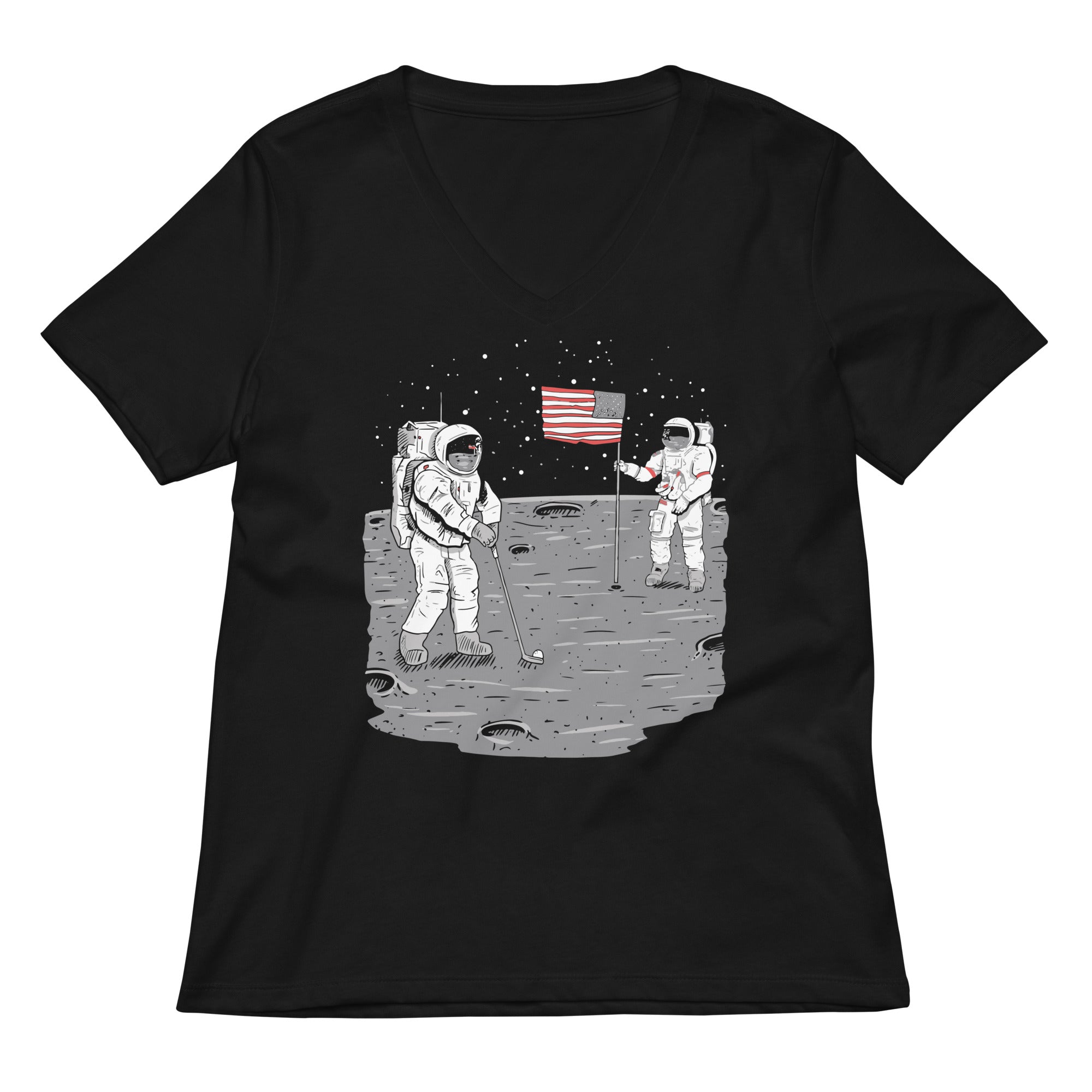 Moon Golf Women's V-Neck Tee