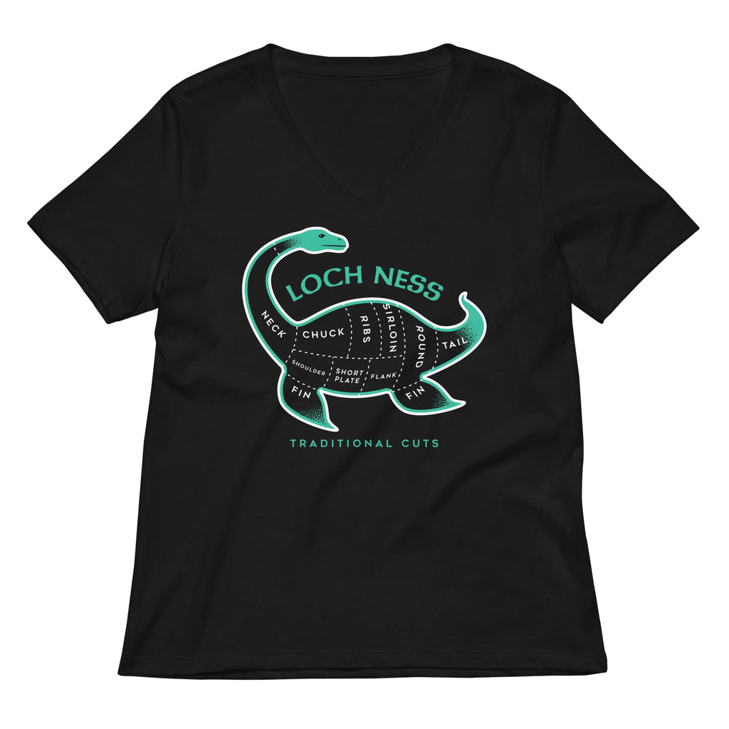 Loch Ness Traditional Cuts Women's V-Neck Tee