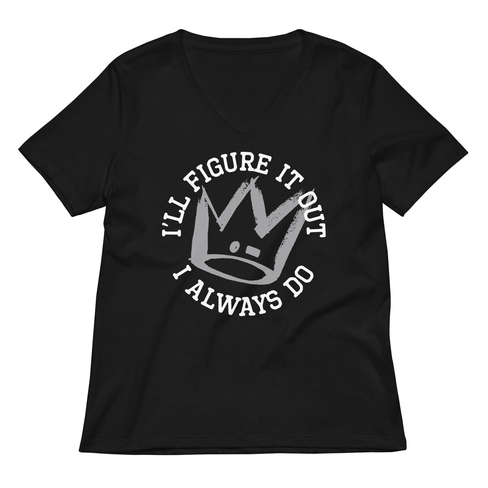 I'll Figure It Out Women's V-Neck Tee