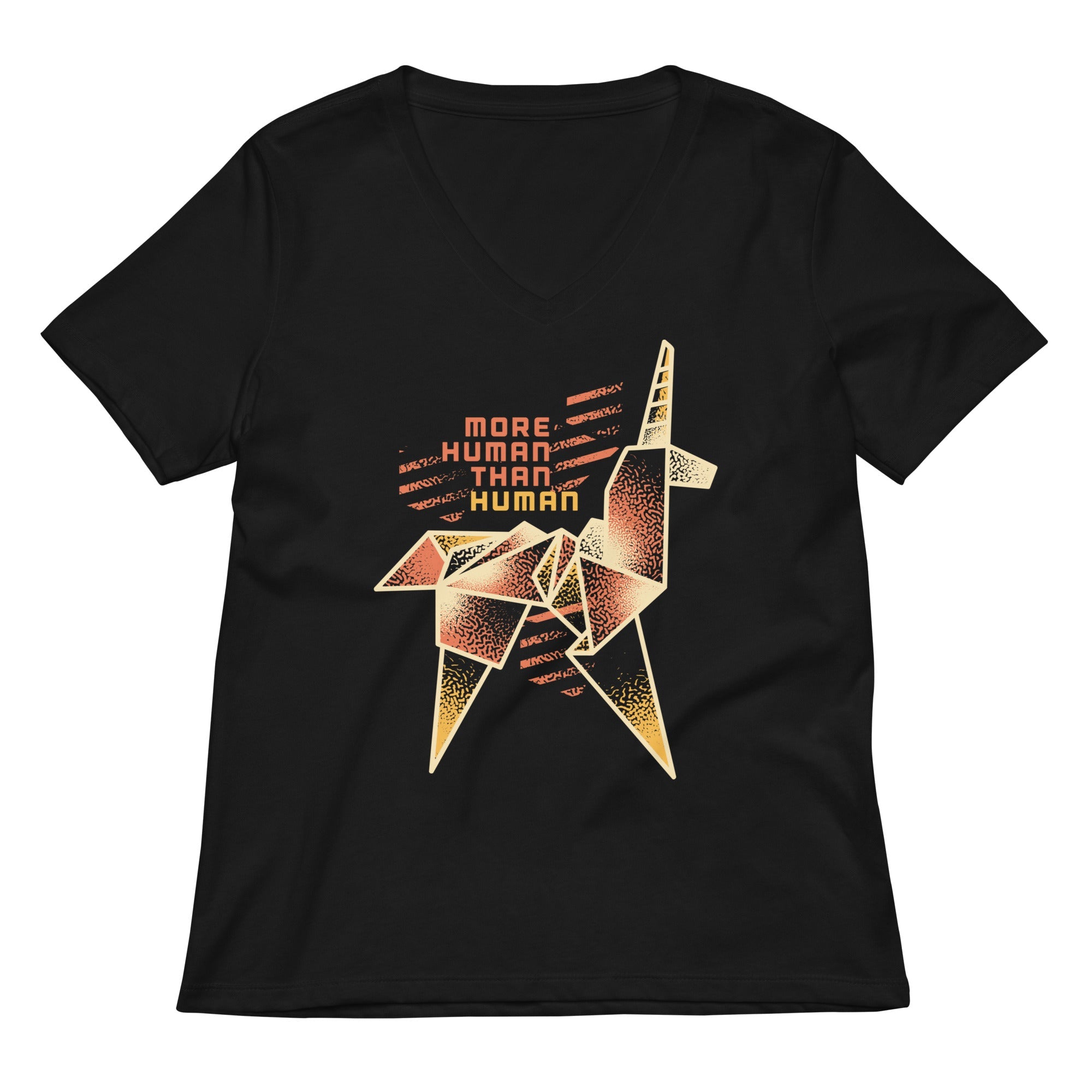 More Human Than Human Women's V-Neck Tee
