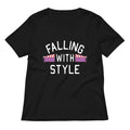 Falling With Style Women's V-Neck Tee