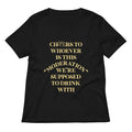 Cheers To Whoever Is This Moderation Women's V-Neck Tee