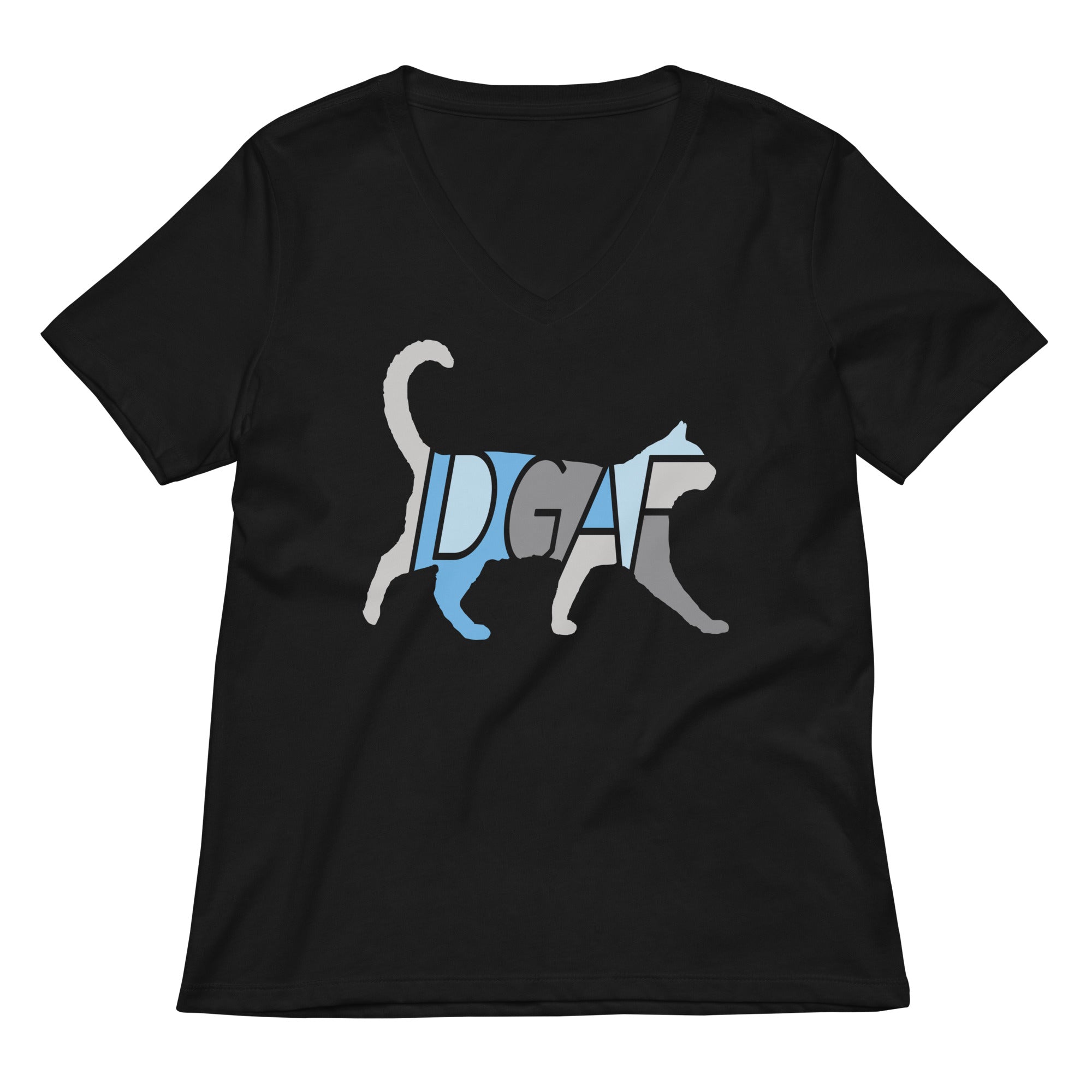 IDGAF Women's V-Neck Tee