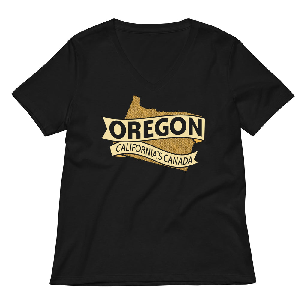 Oregon California's Canada Women's V-Neck Tee