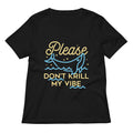 Please Don't Krill My Vibe Women's V-Neck Tee