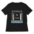 Science Is The Solution Women's V-Neck Tee