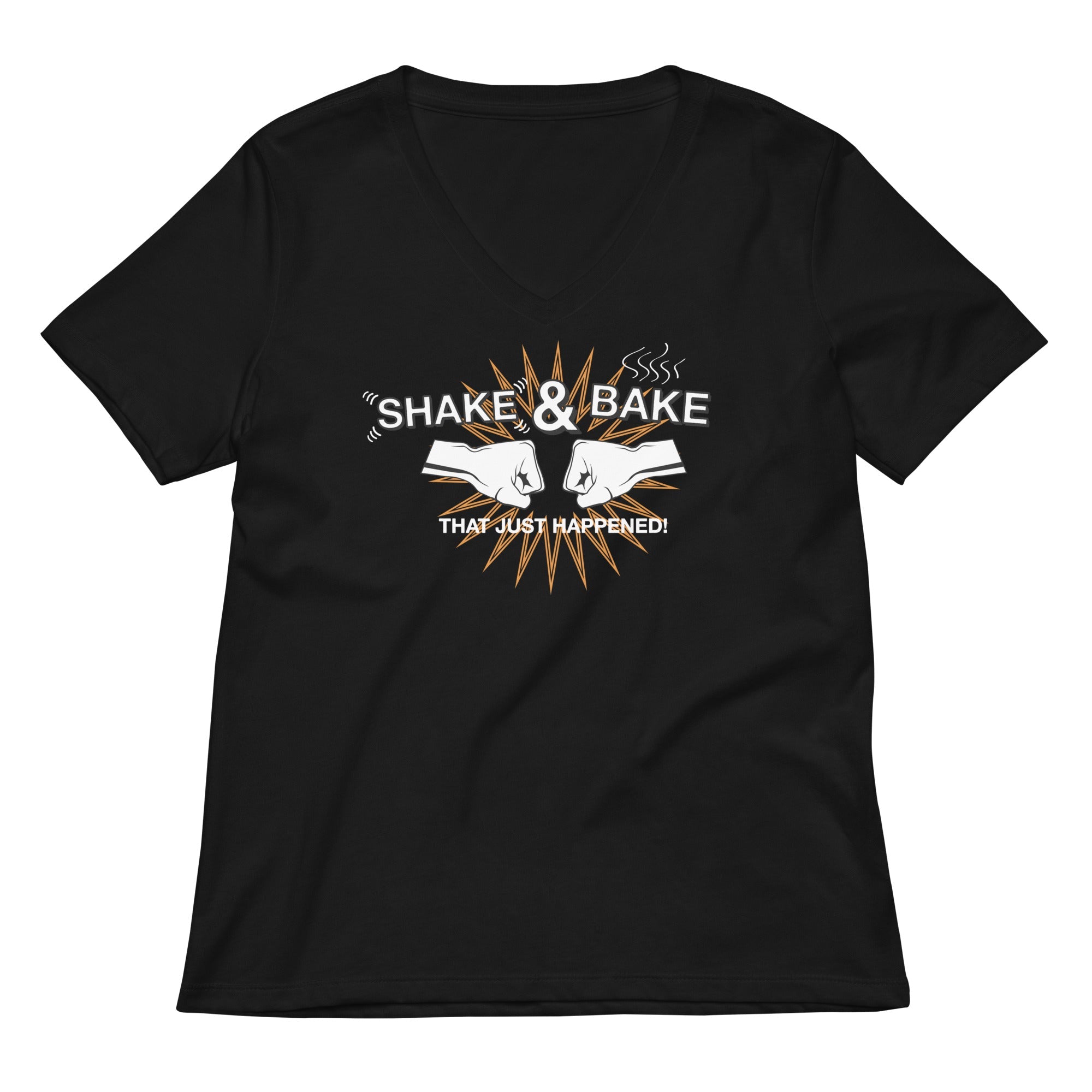 Shake & Bake Women's V-Neck Tee