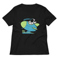 Space Ride Women's V-Neck Tee