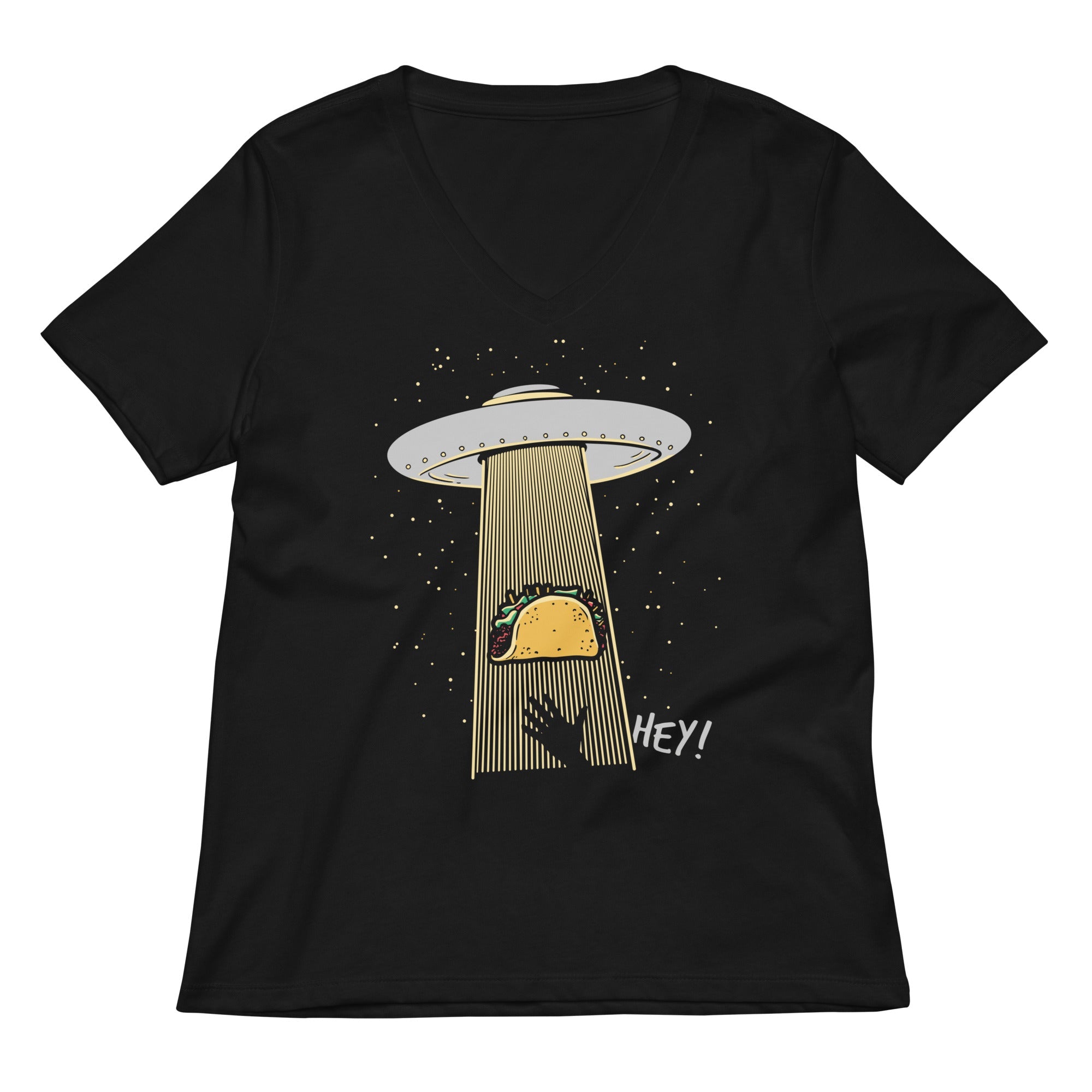 Taco Abduction Women's V-Neck Tee