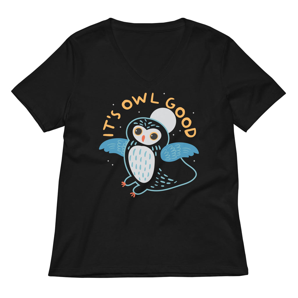 It's Owl Good Women's V-Neck Tee