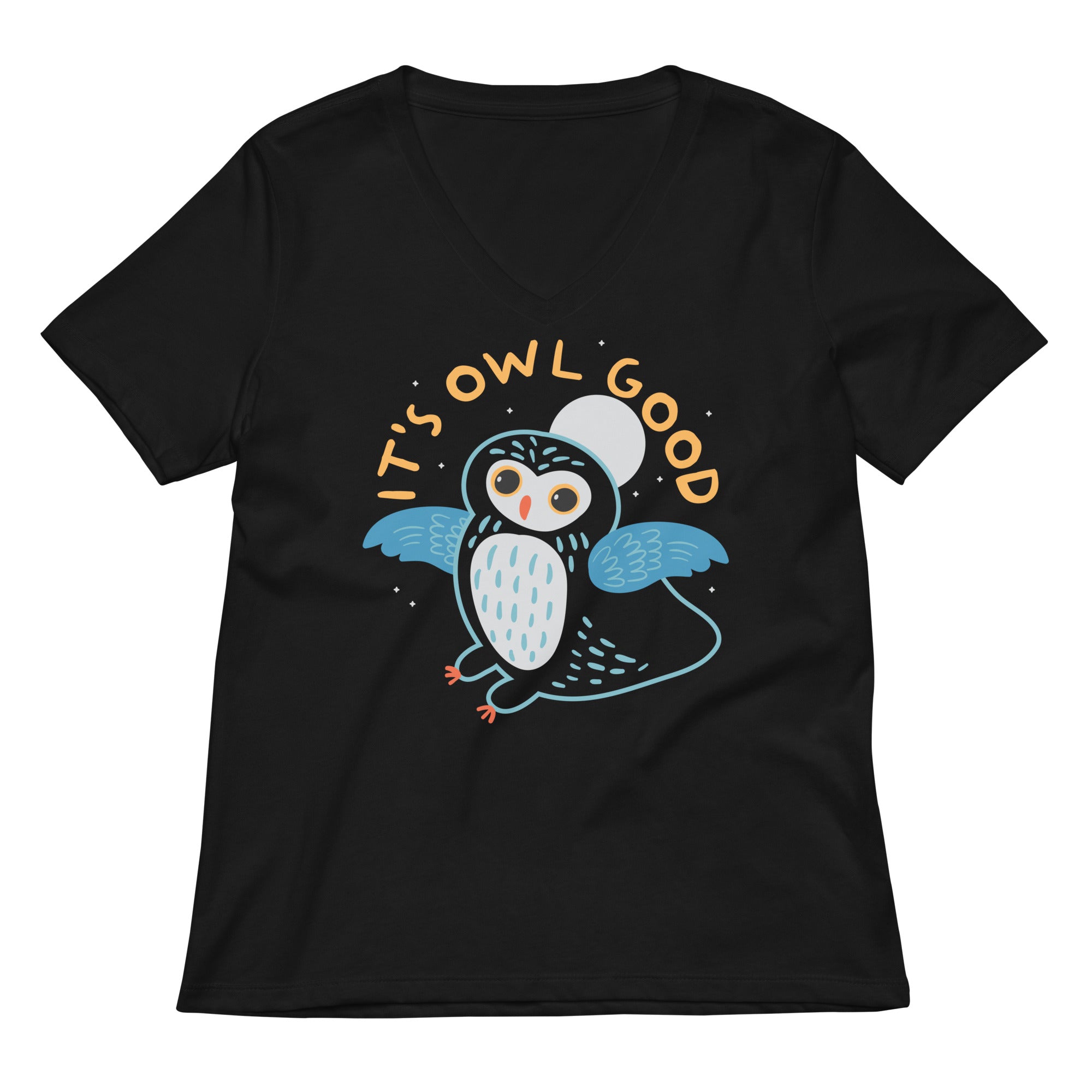 It's Owl Good Women's V-Neck Tee