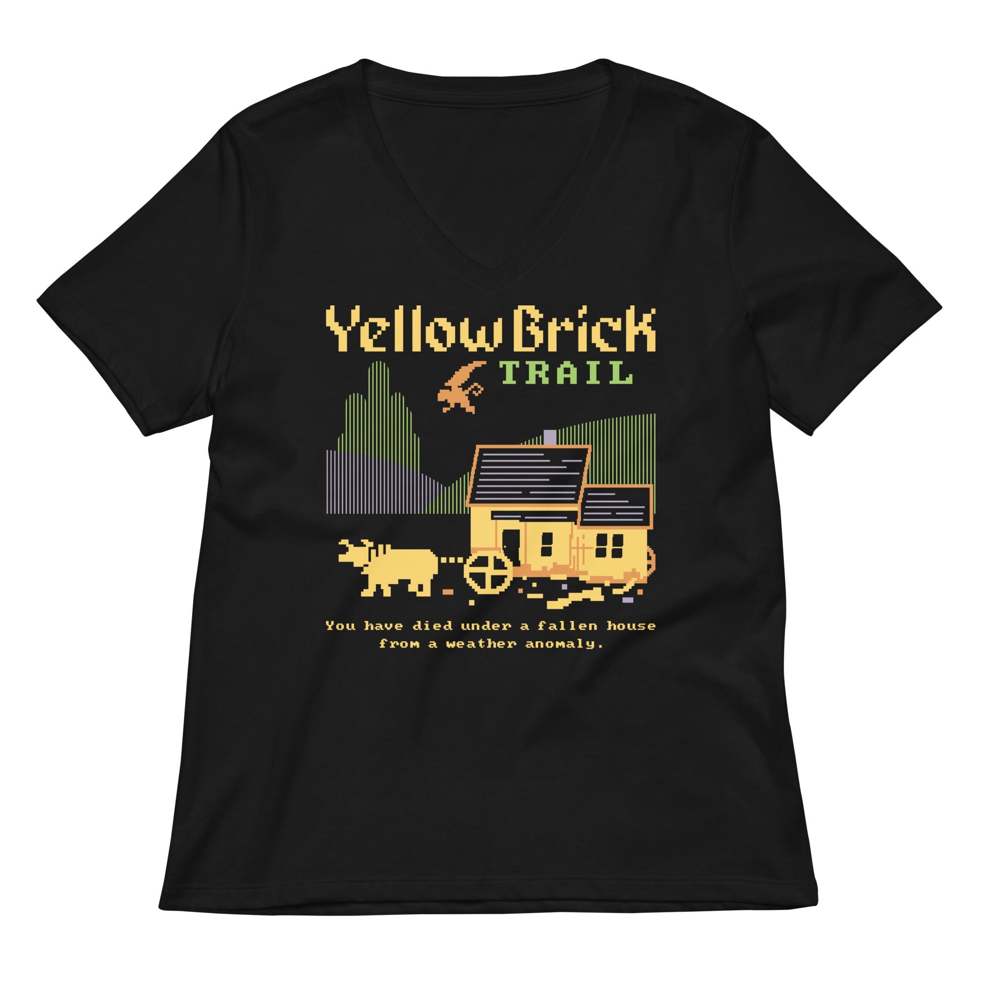 Yellow Brick Trail Women's V-Neck Tee