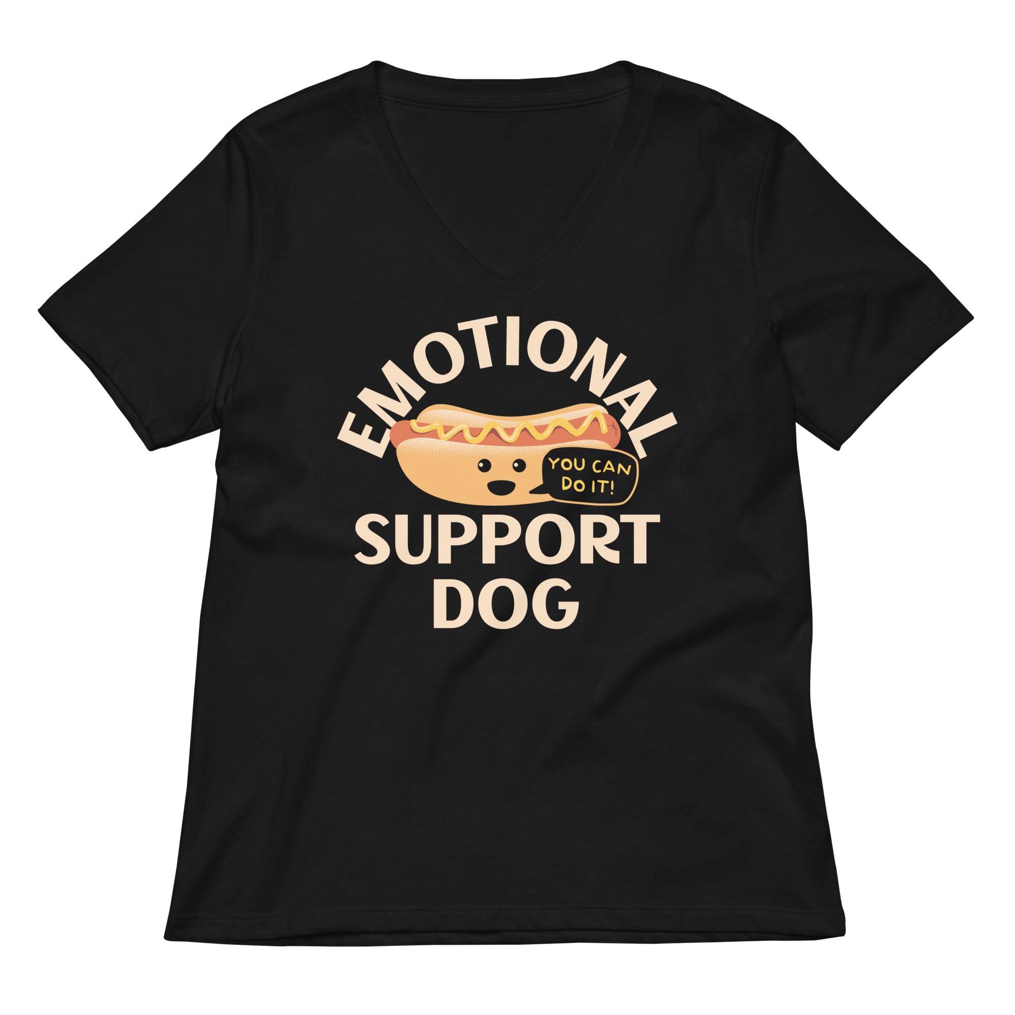 Emotional Support Dog Women's V-Neck Tee