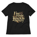 I'm Your Huckleberry Women's V-Neck Tee