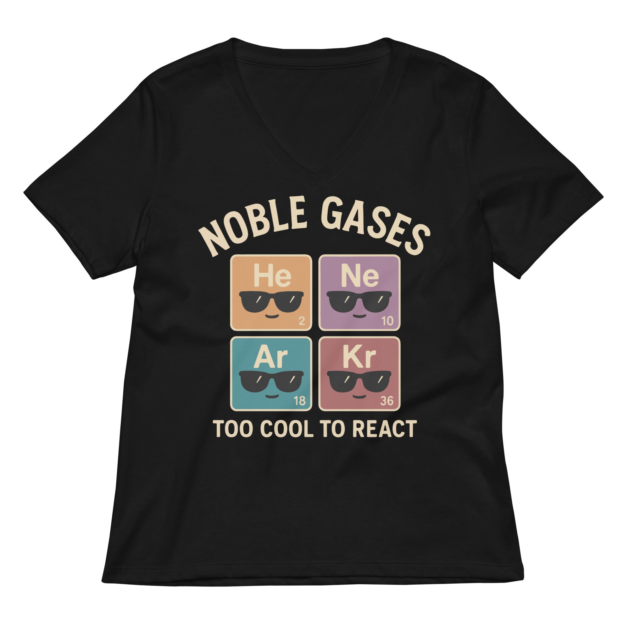 Noble Gases Women's V-Neck Tee