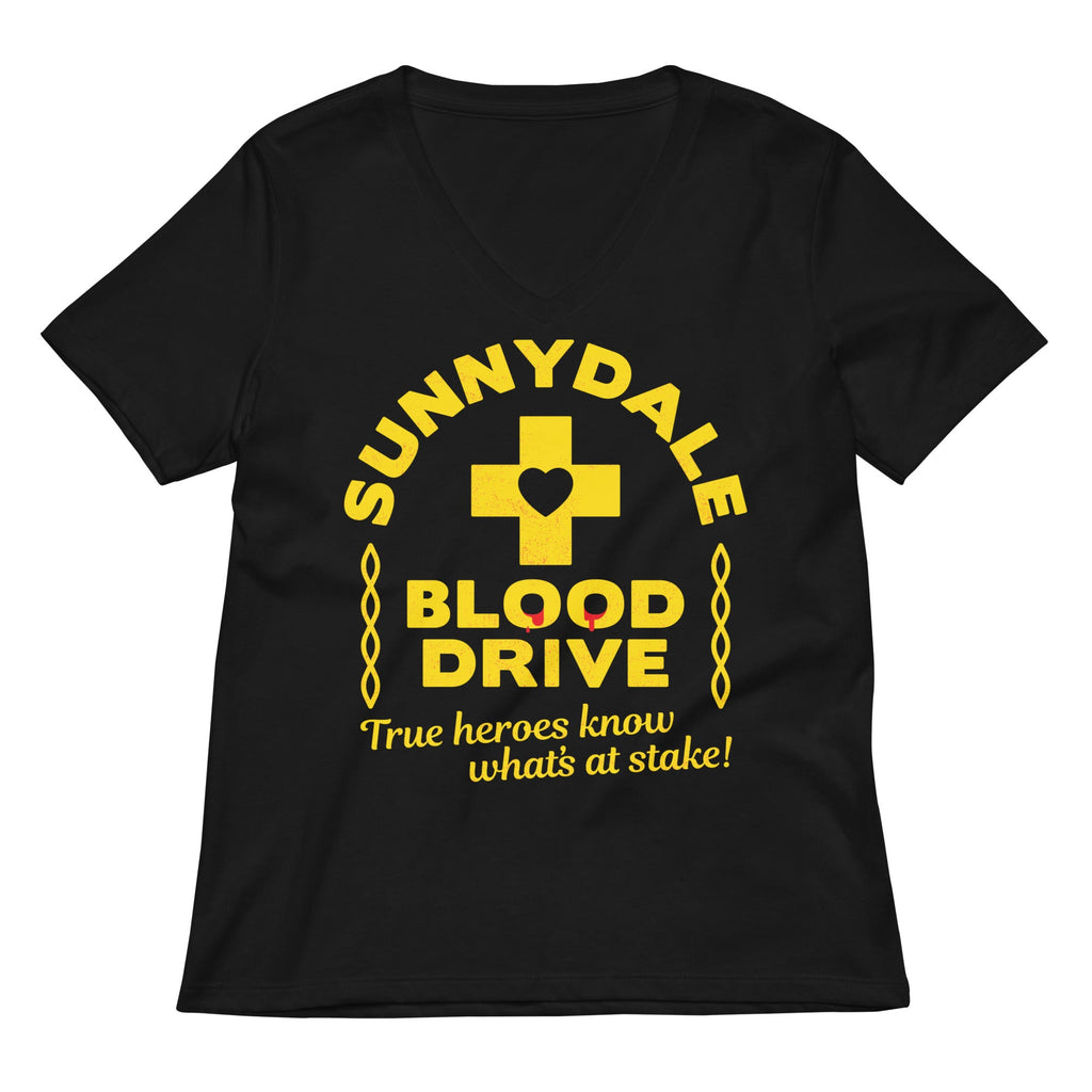 Sunnydale Blood Drive Women's V-Neck Tee