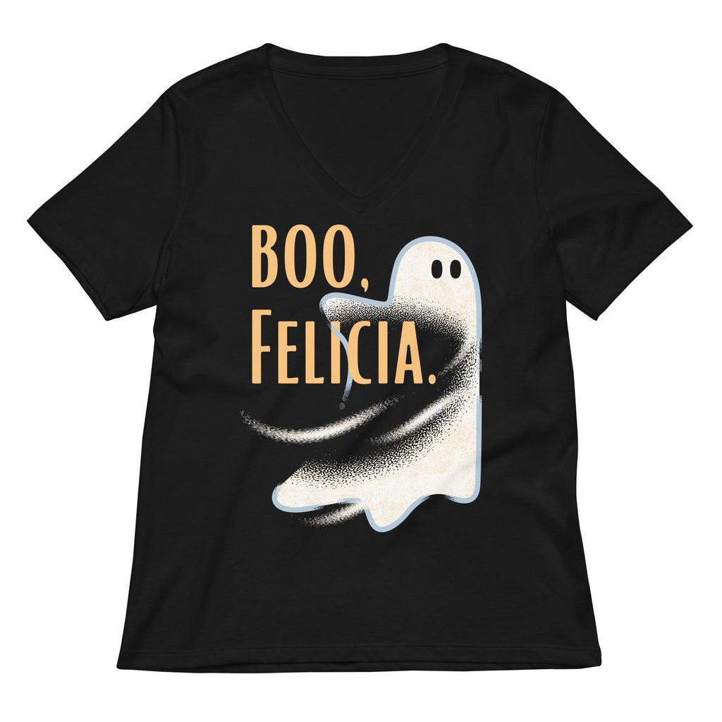 Boo Felicia Women's V-Neck Tee