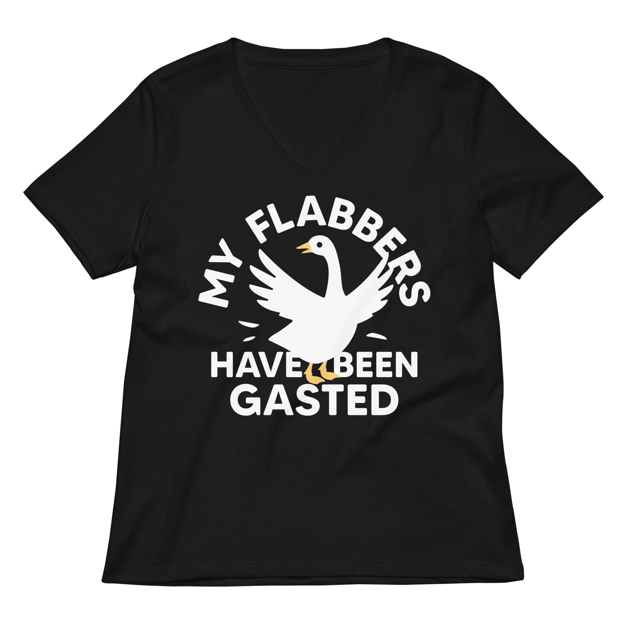My Flabbers Have Been Gasted Women's V-Neck Tee