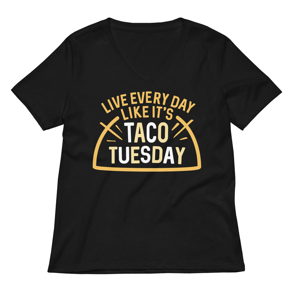 Taco Tuesday Women's V-Neck Tee