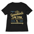 Gambini's Law Firm Women's V-Neck Tee