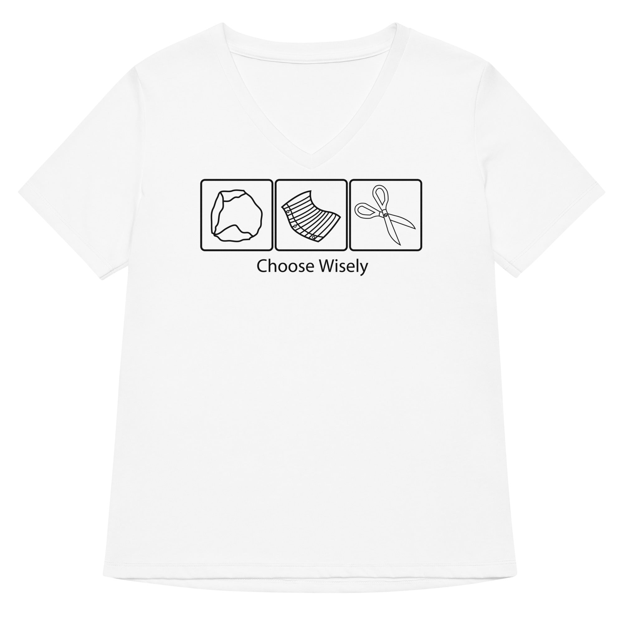 Choose Wisely Women's V-Neck Tee
