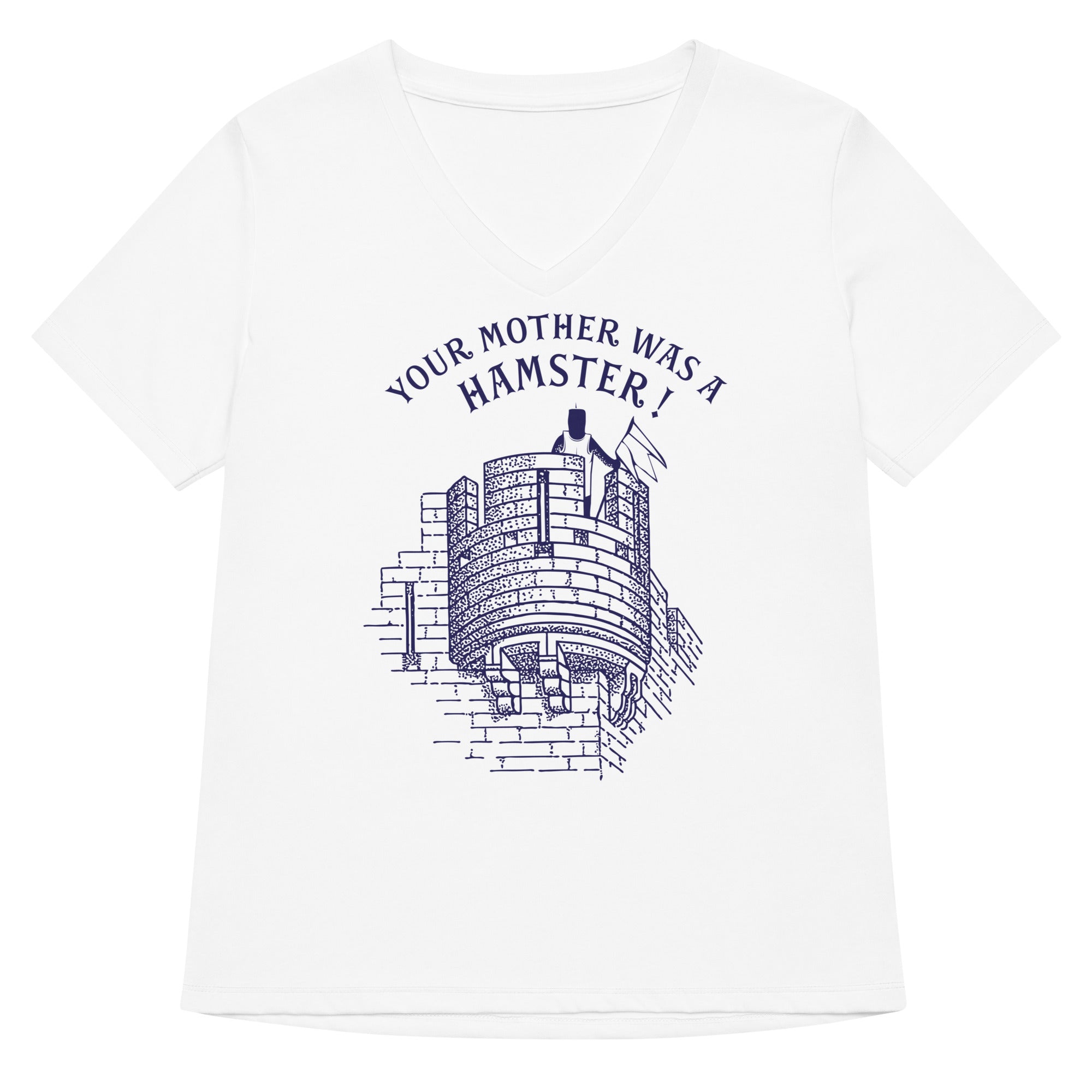 Your Mother Was A Hamster Women's V-Neck Tee