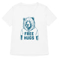 Free Hugs Bear Women's V-Neck Tee