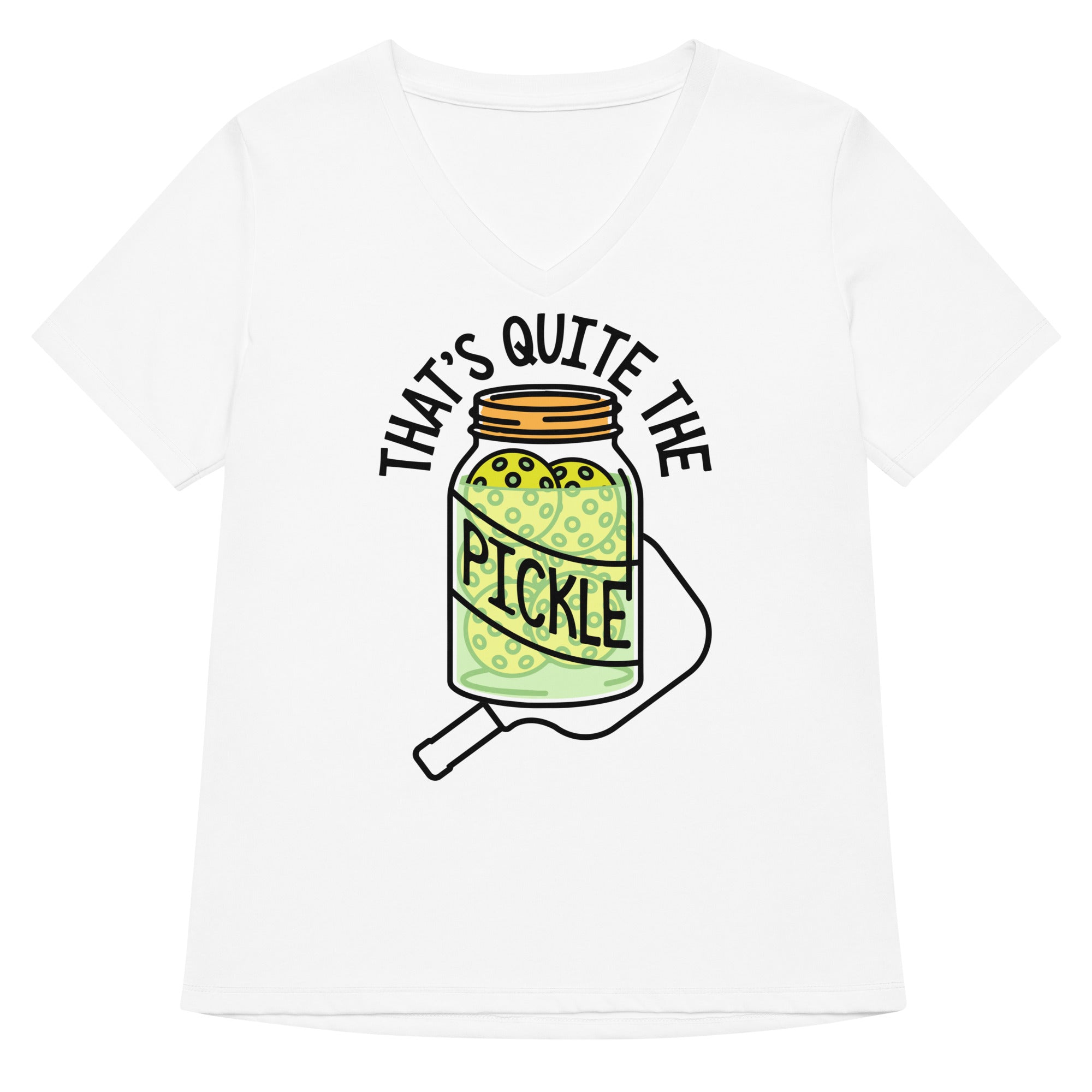 That's Quite The Pickle Women's V-Neck Tee
