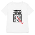Think Outside The Box Women's V-Neck Tee