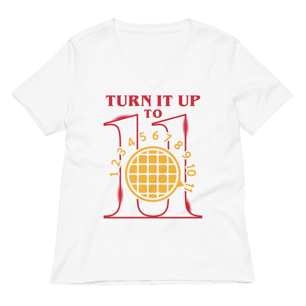 Turn It Up To 11 Women's V-Neck Tee