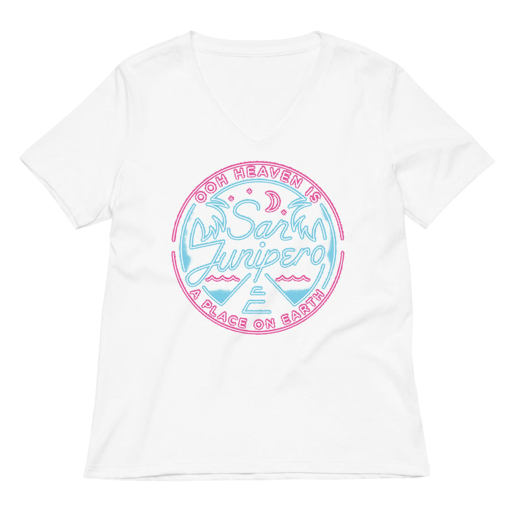 San Junipero Women's V-Neck Tee
