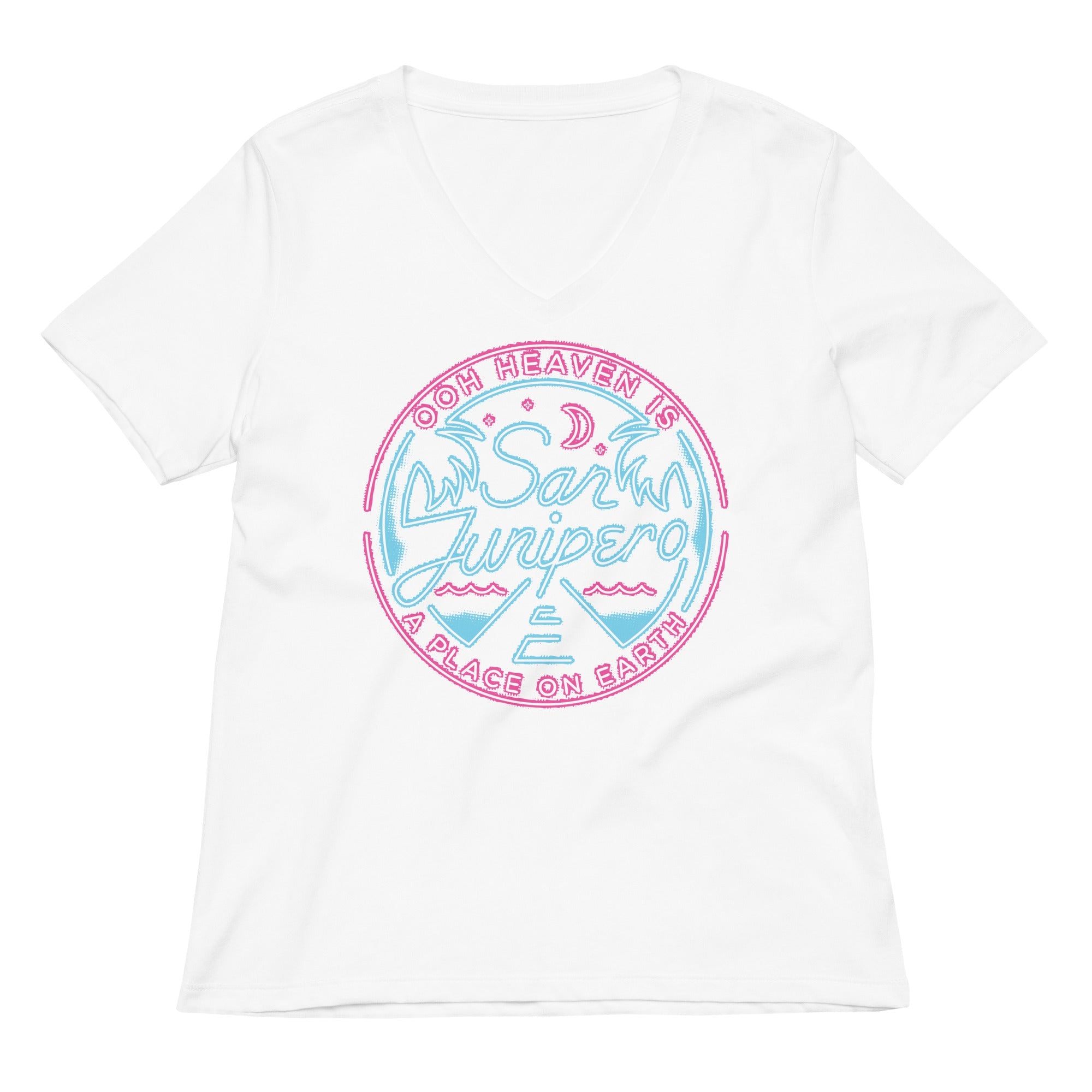 San Junipero Women's V-Neck Tee