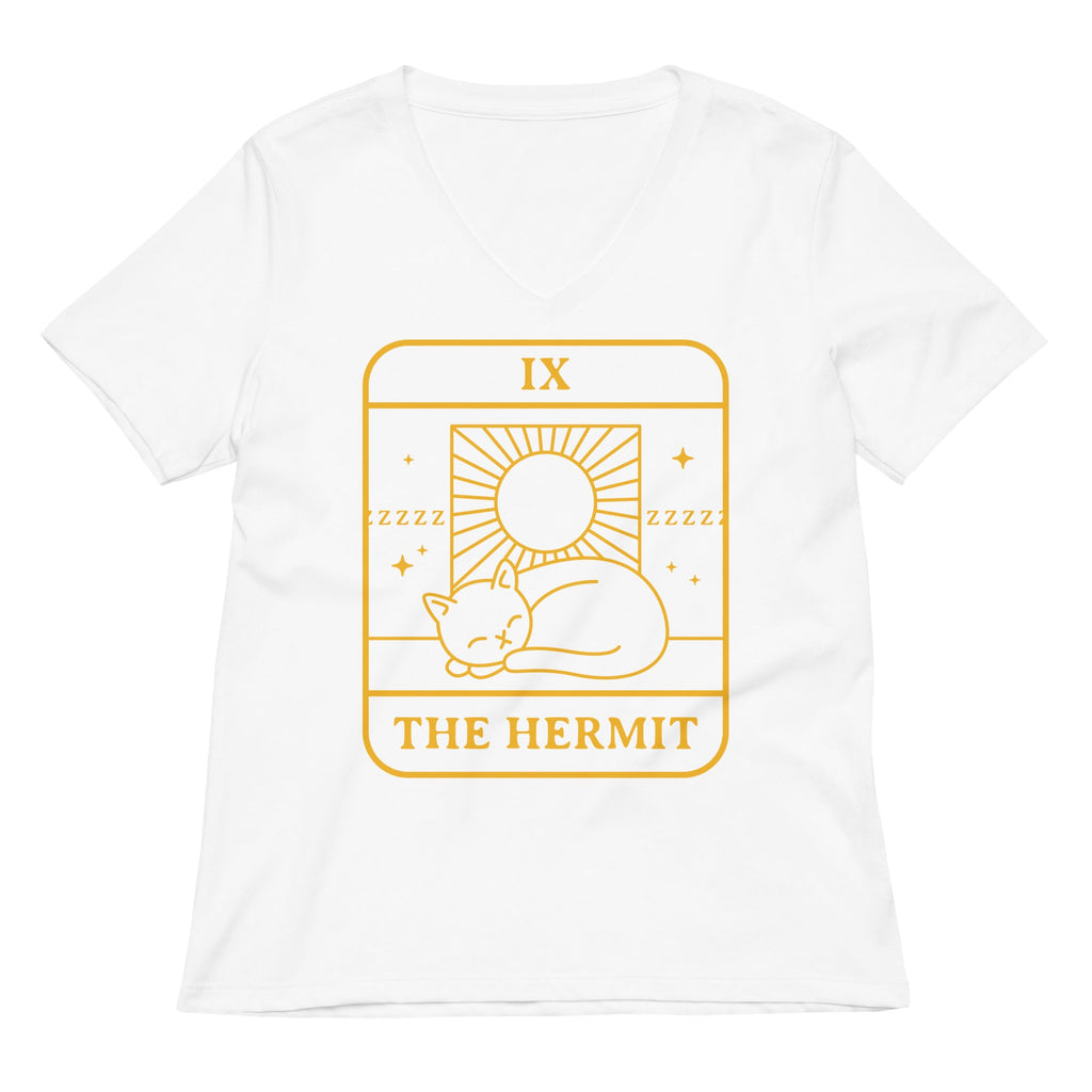 The Hermit Women's V-Neck Tee