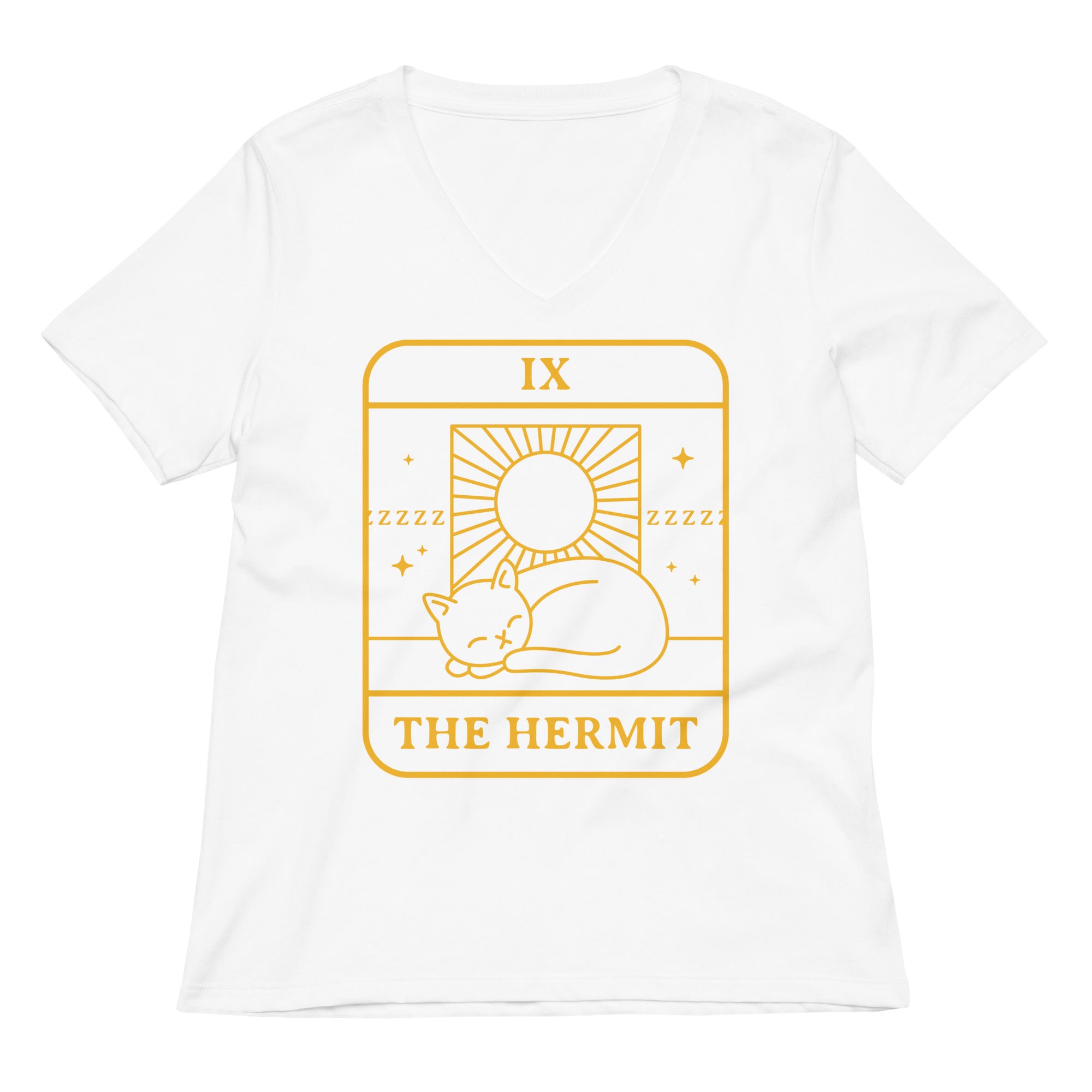 The Hermit Women's V-Neck Tee