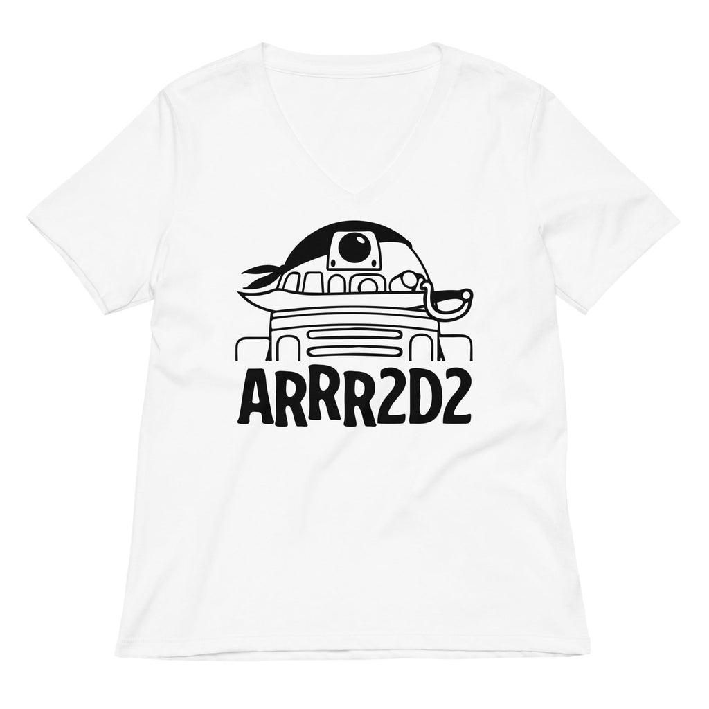 ARRR2D2 Women's V-Neck Tee