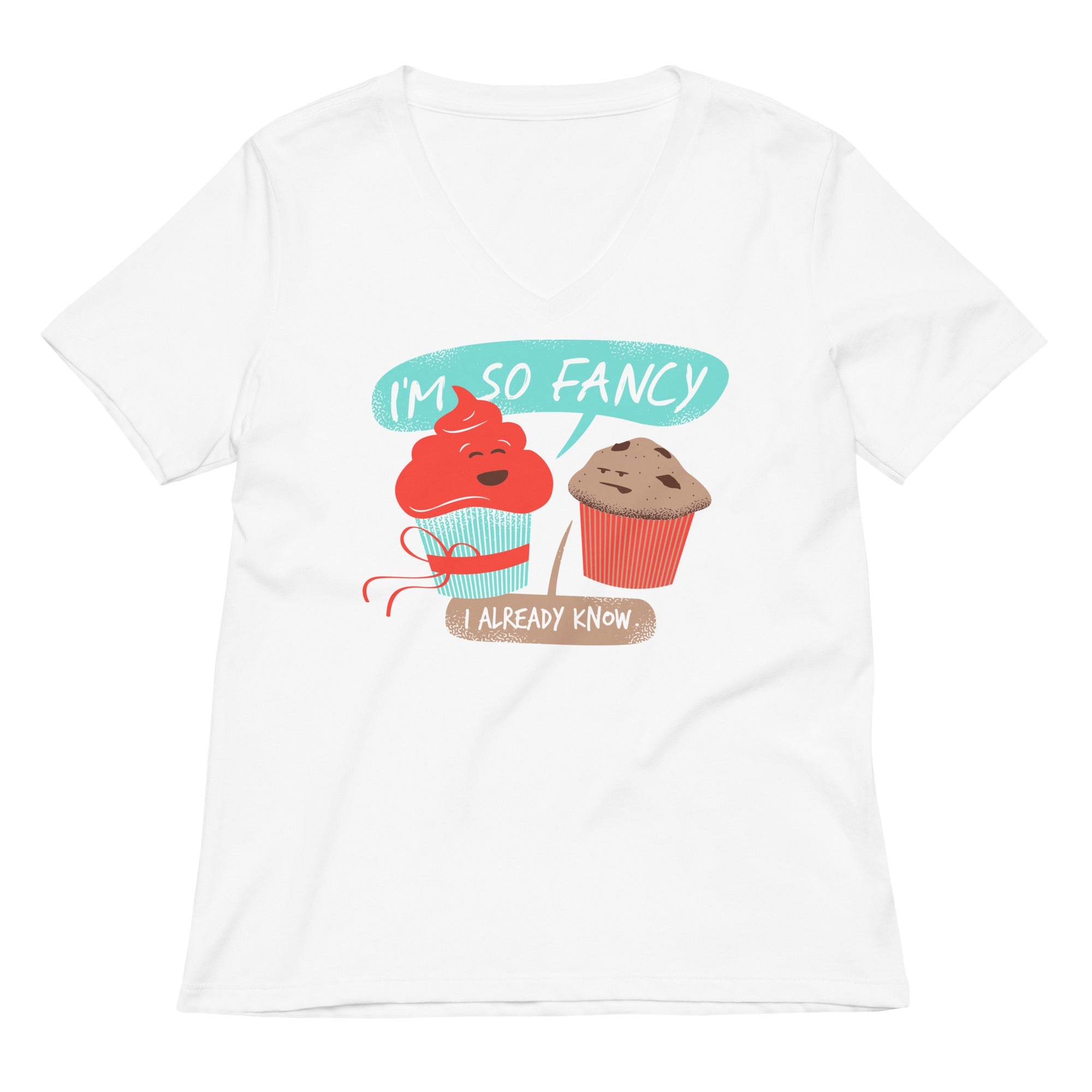 I'm So Fancy Women's V-Neck Tee