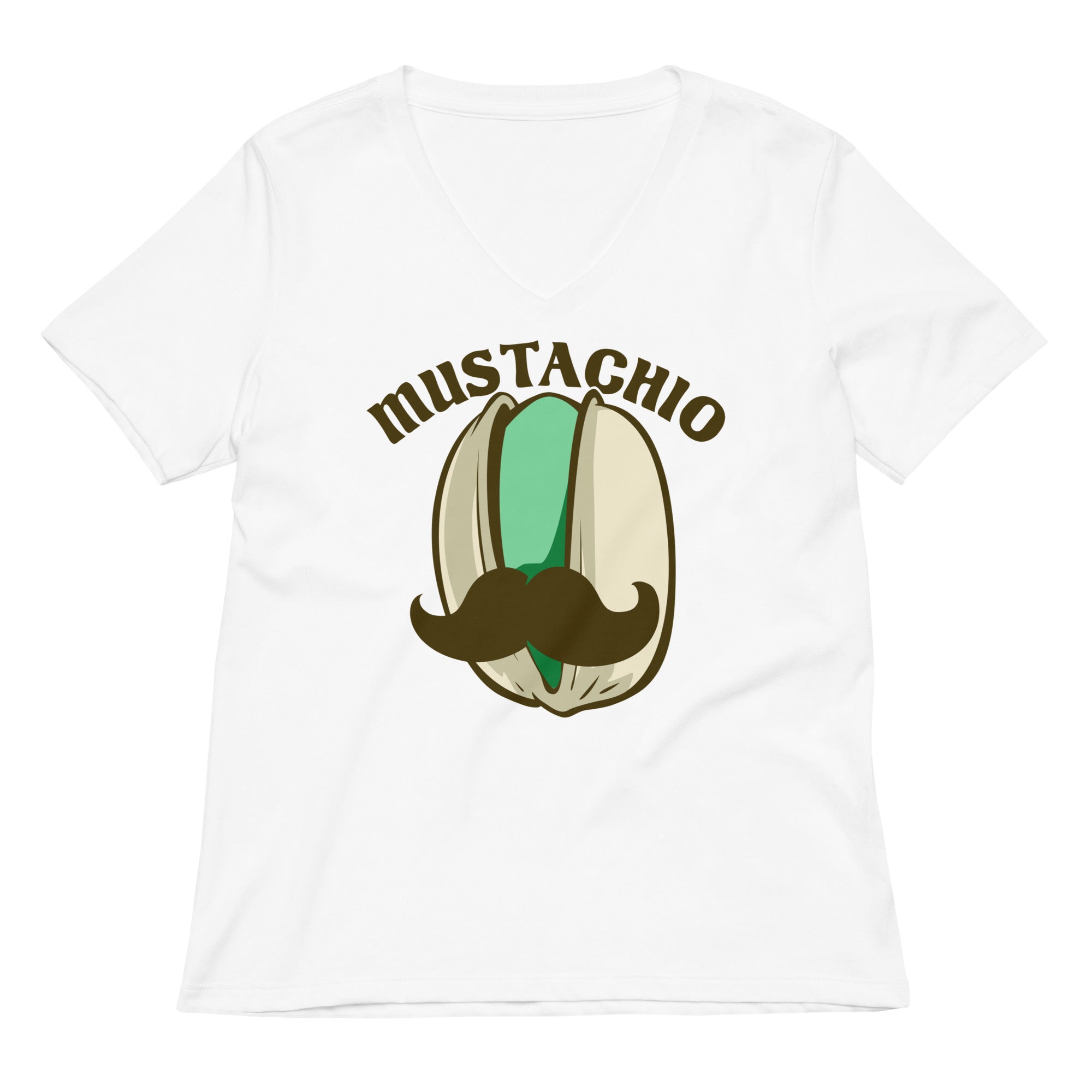 Mustachio Women's V-Neck Tee