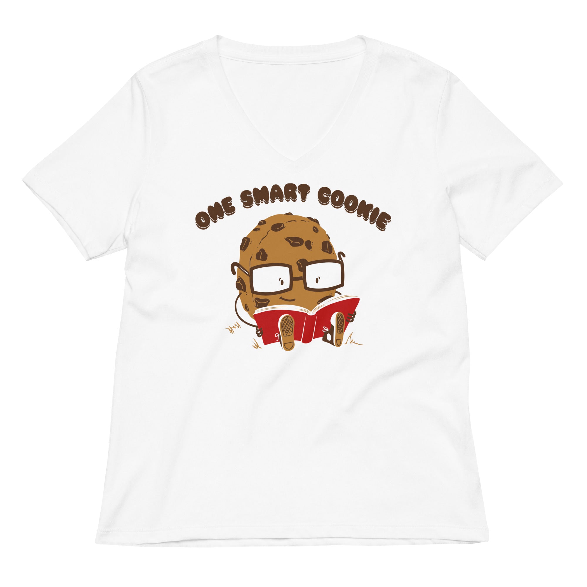 One Smart Cookie Women's V-Neck Tee