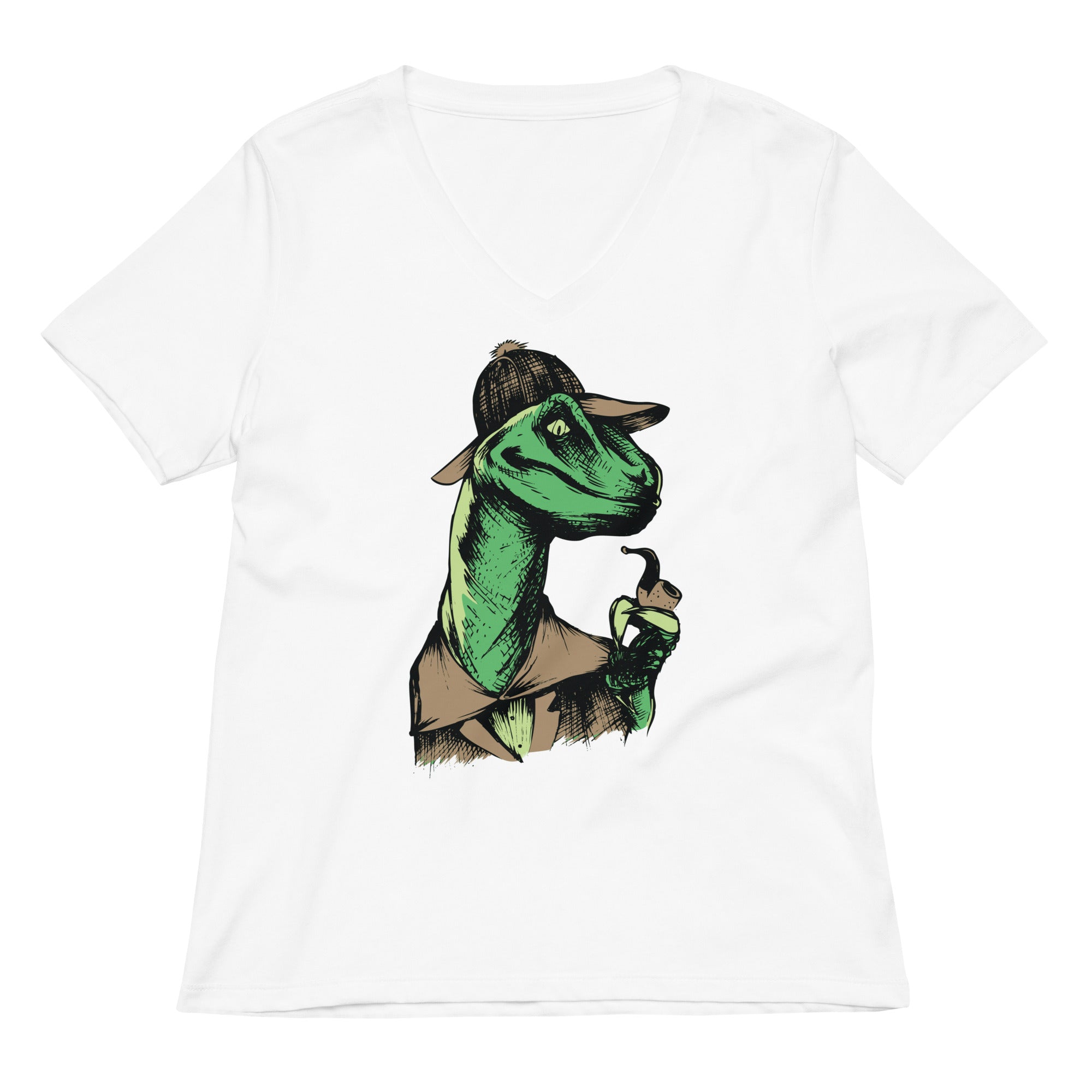 Velociholmes Women's V-Neck Tee