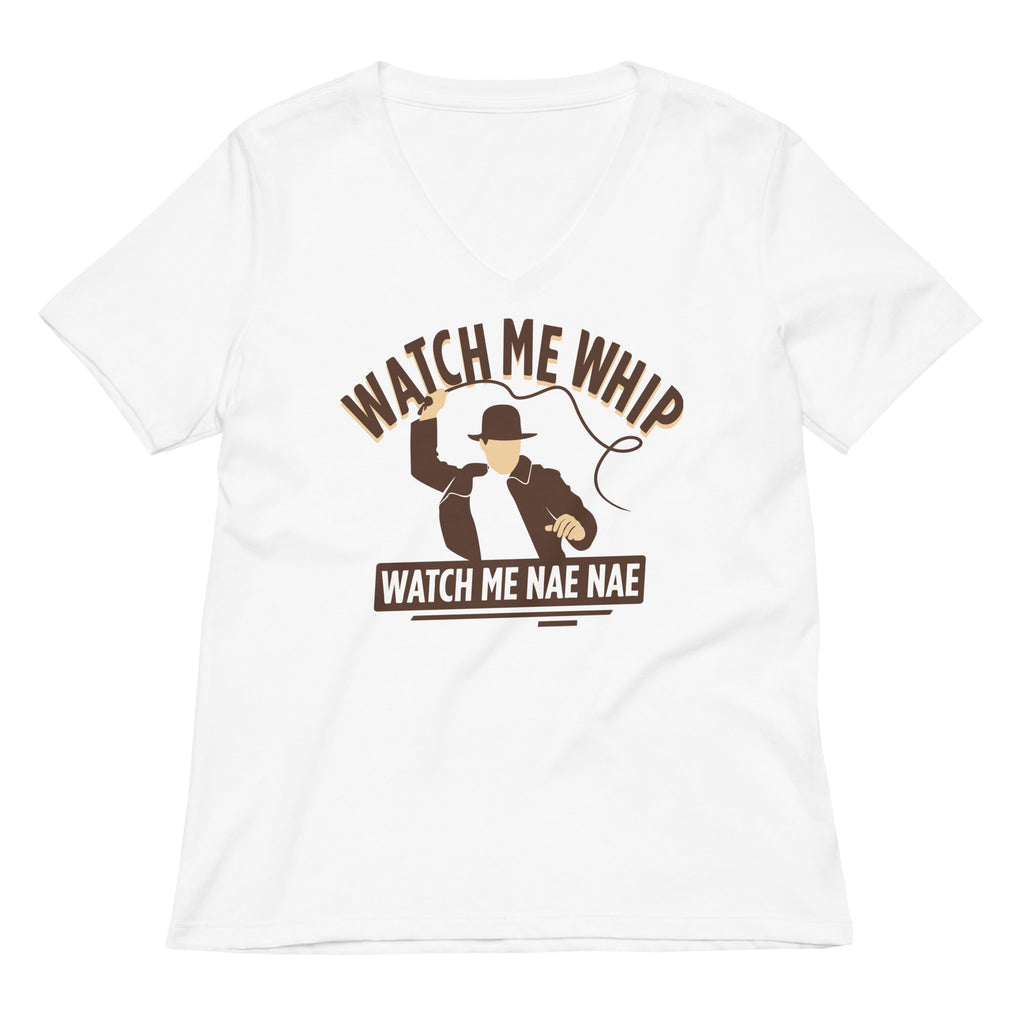 Watch Me Whip Women's V-Neck Tee