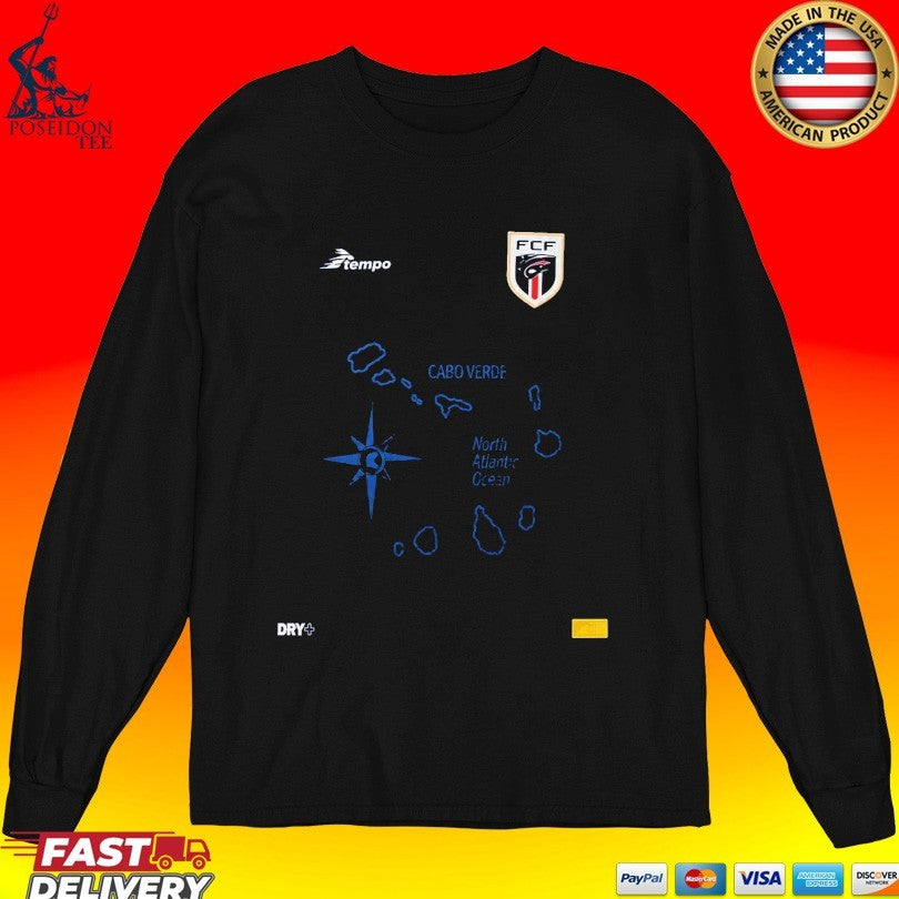 World Cup 2026 Cape Verde Mascot Football Jersey T-shirt