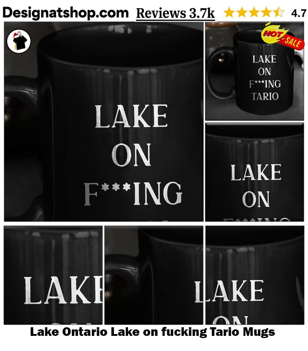 Lake Ontario Lake on fucking Tario shirt
