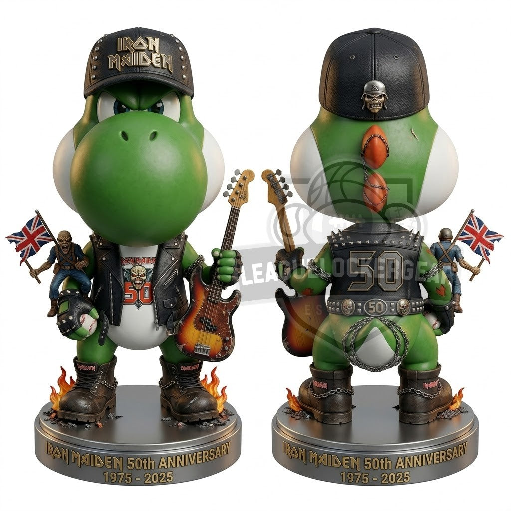 Yoshi Iron Maiden 50th Anniversary 1975-2025 Bobblehead Figurine