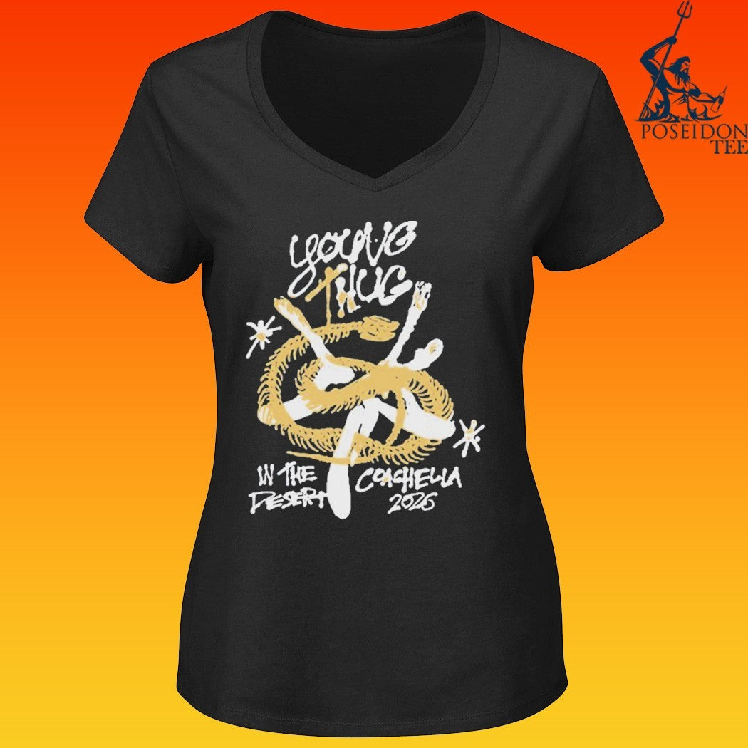 Young Thug In The Desert Coachella 2026 T-shirt